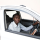 An Uber driver in Nairobi, Kenya.